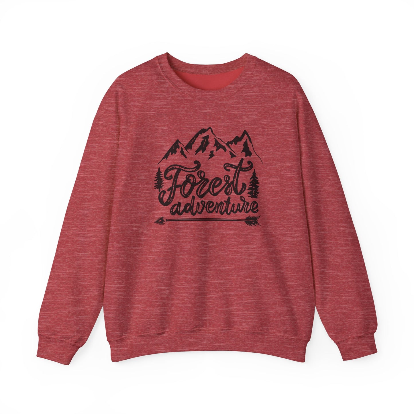 Forest Adventure Unisex Heavy Blend Crewneck Sweatshirt | Perfect for Outdoor Lovers