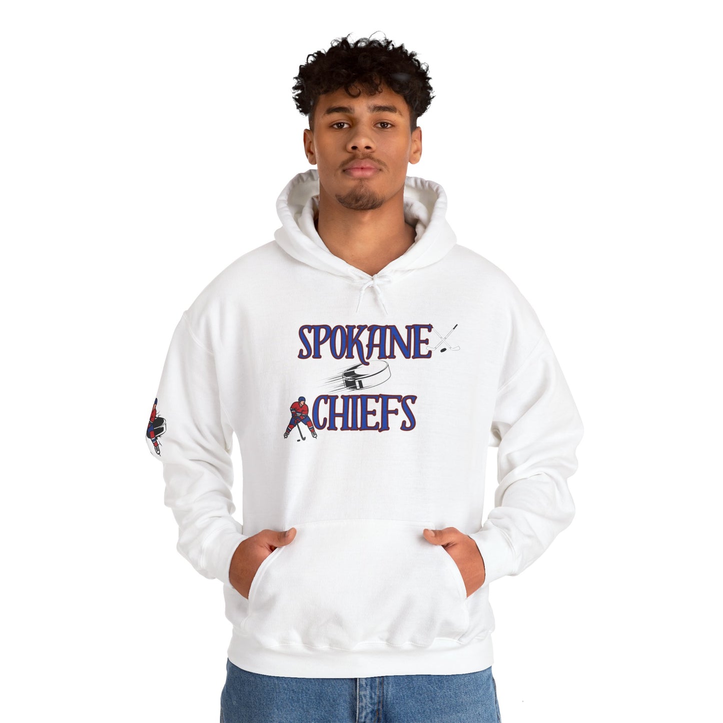 Spokane Chiefs Blue Hockey Sweatshirt - Got Chirps? Unisex Hoodie