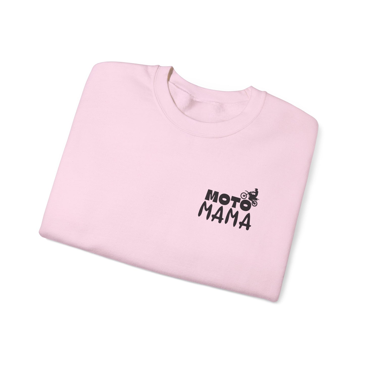 Moto Mama Unisex Heavy Blend™ Crewneck Sweatshirt - Perfect Gift for Motorcycle Moms