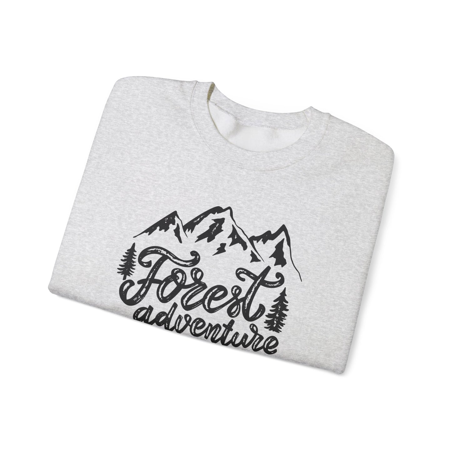 Forest Adventure Unisex Heavy Blend Crewneck Sweatshirt | Perfect for Outdoor Lovers