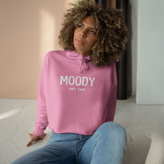 Moody Crop Hoodie - Stylish and Comfy Casual Wear for Every Mood