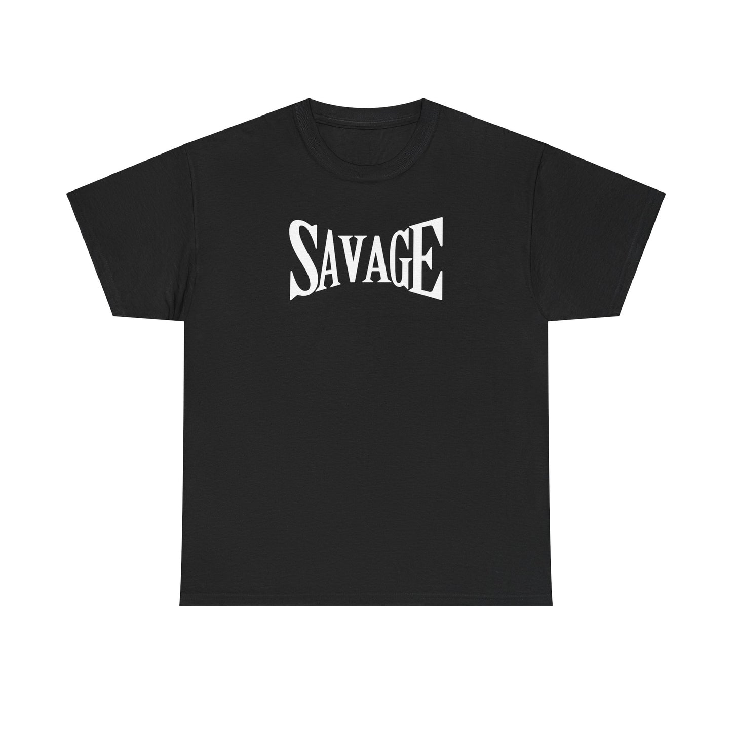 Savage Unisex Heavy Cotton Tee - Bold Graphic Tee for Statement Style