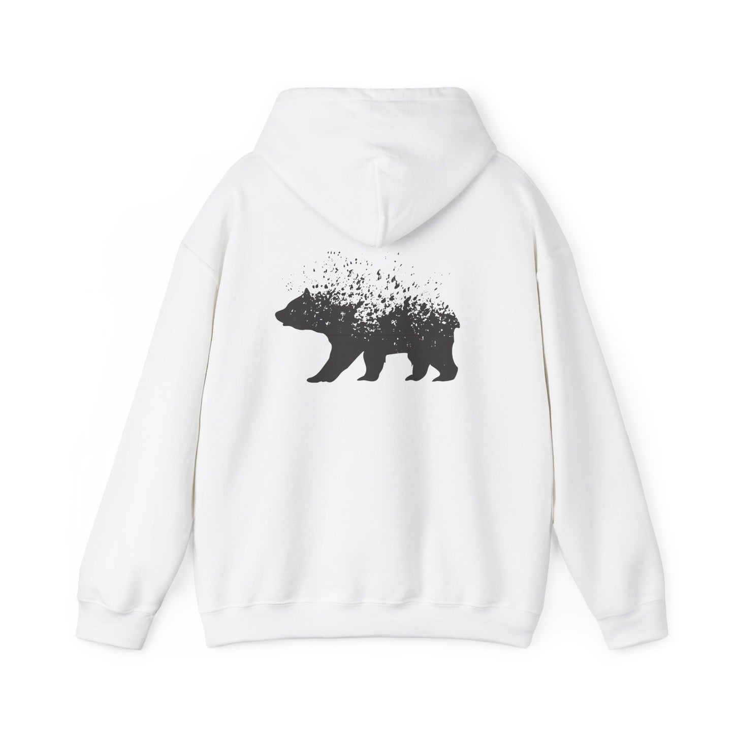 Nature-Inspired Bear Hoodie | Unisex Heavy Blend™ Sweatshirt | Cozy Forest Design