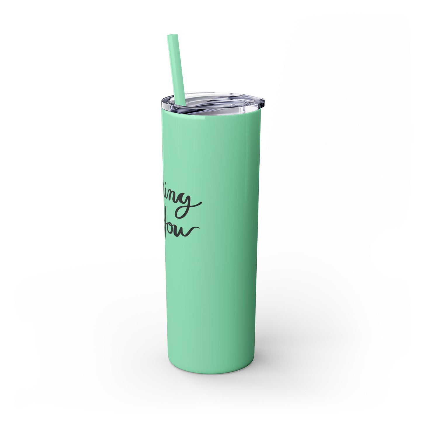 Thoughtful Thinking of You Skinny Tumbler with Straw - 20oz