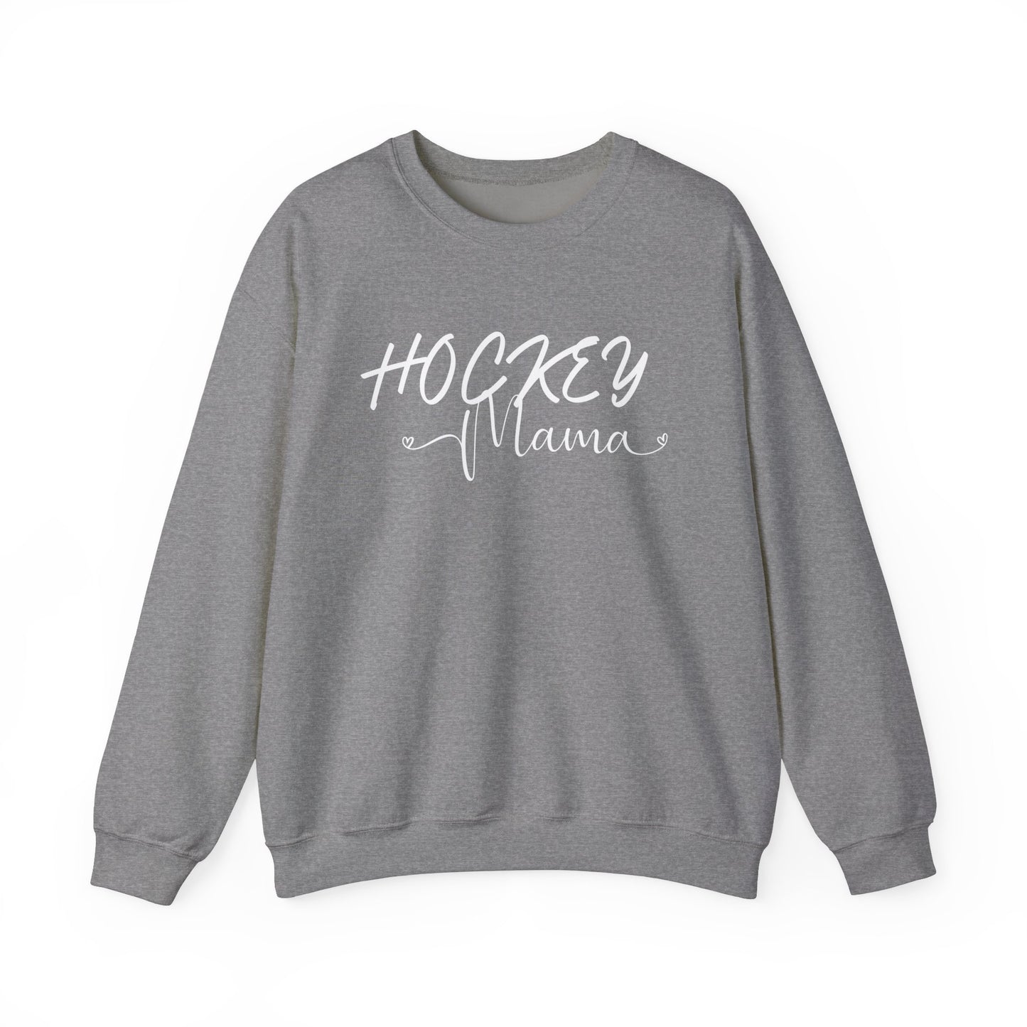 Hockey Mama Unisex Heavy Blend™ Crewneck Sweatshirt - Cozy Sportswear for Hockey Moms