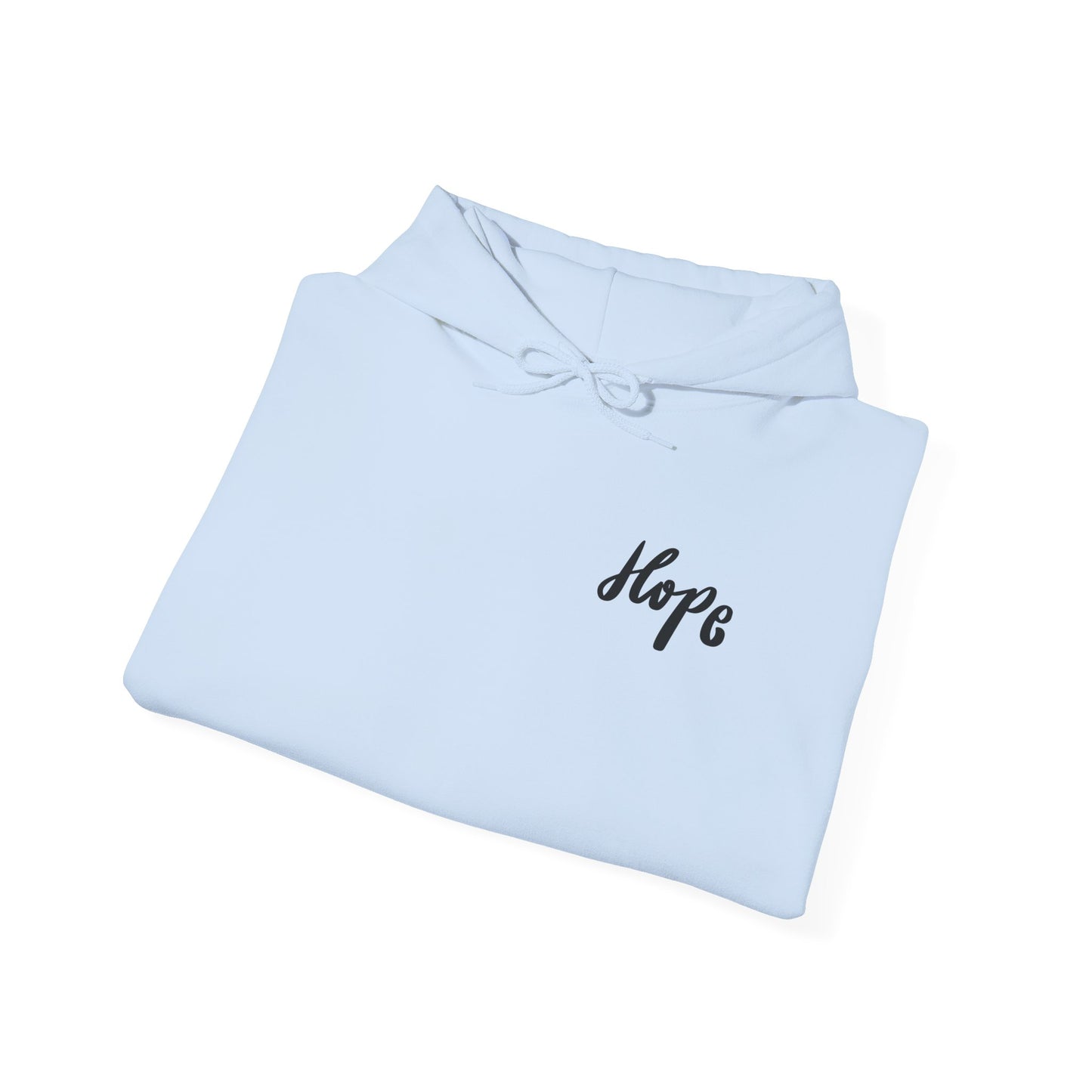 Hope & Faith Unisex Hooded Sweatshirt | Inspirational Graphic Hoodie