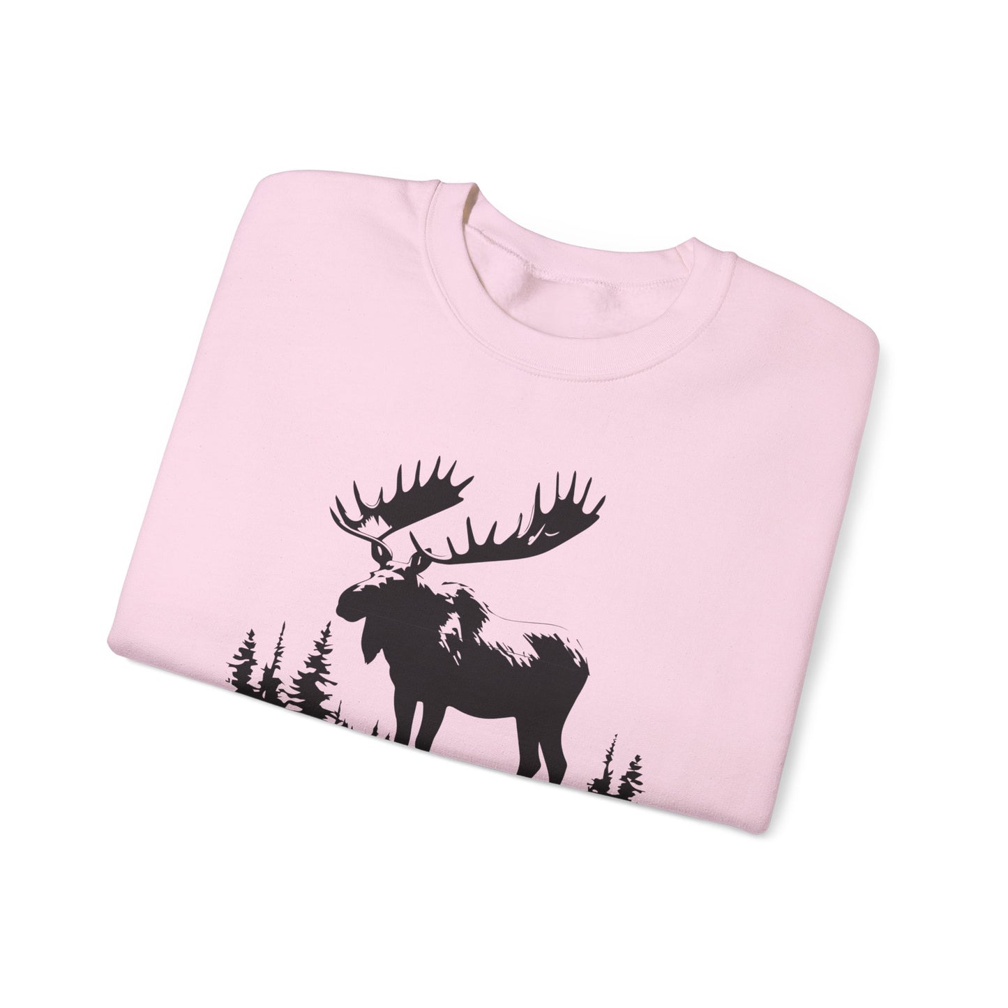 Moose Graphic Unisex Crewneck Sweatshirt - Cozy Nature Apparel