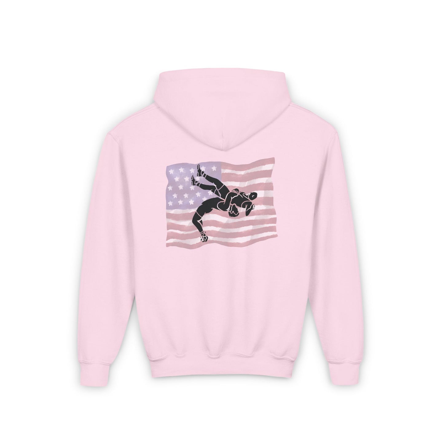 Patriotic Youth Wrestler Hoodie