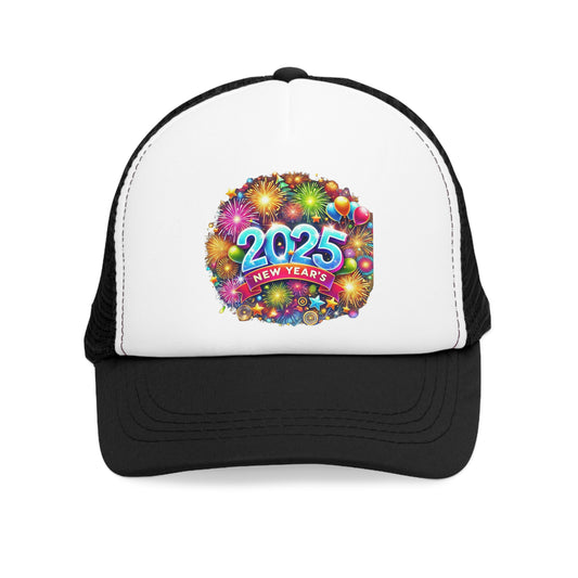 New Year's 2025 Celebration Mesh Cap