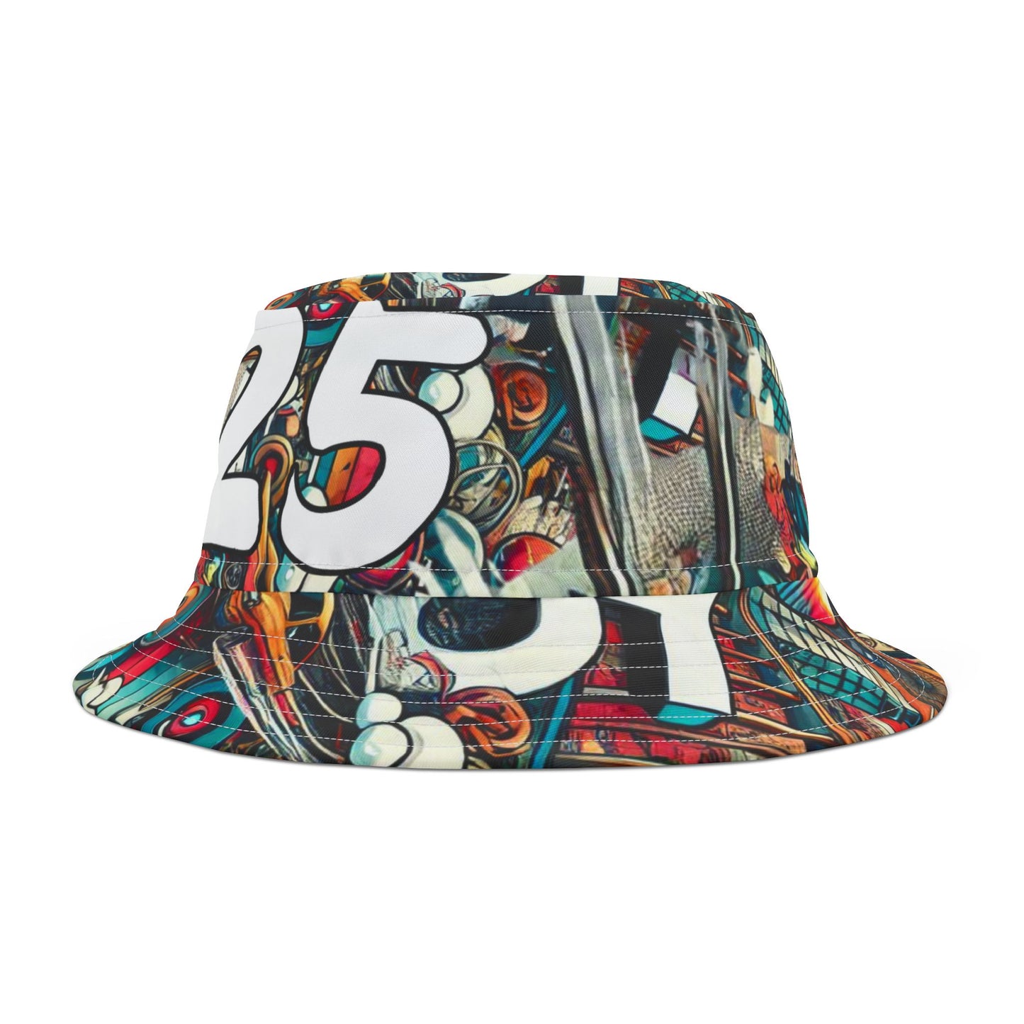 New Years 2025 Colorful Bucket Hat - Trendy Summer Accessory for Festivals and Celebrations