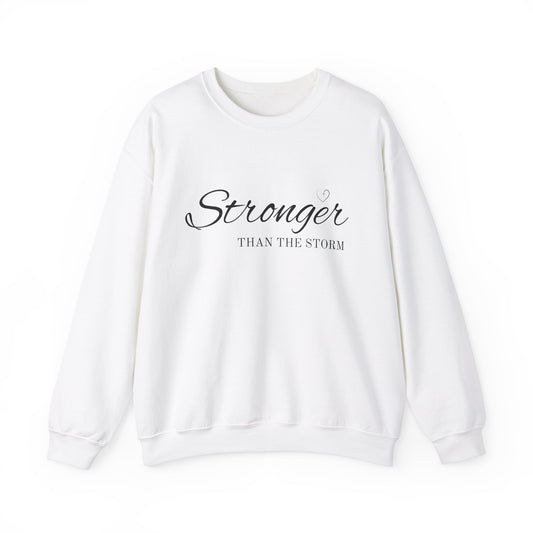 Stronger Than the Storm Unisex Heavy Blend™ Crewneck Sweatshirt