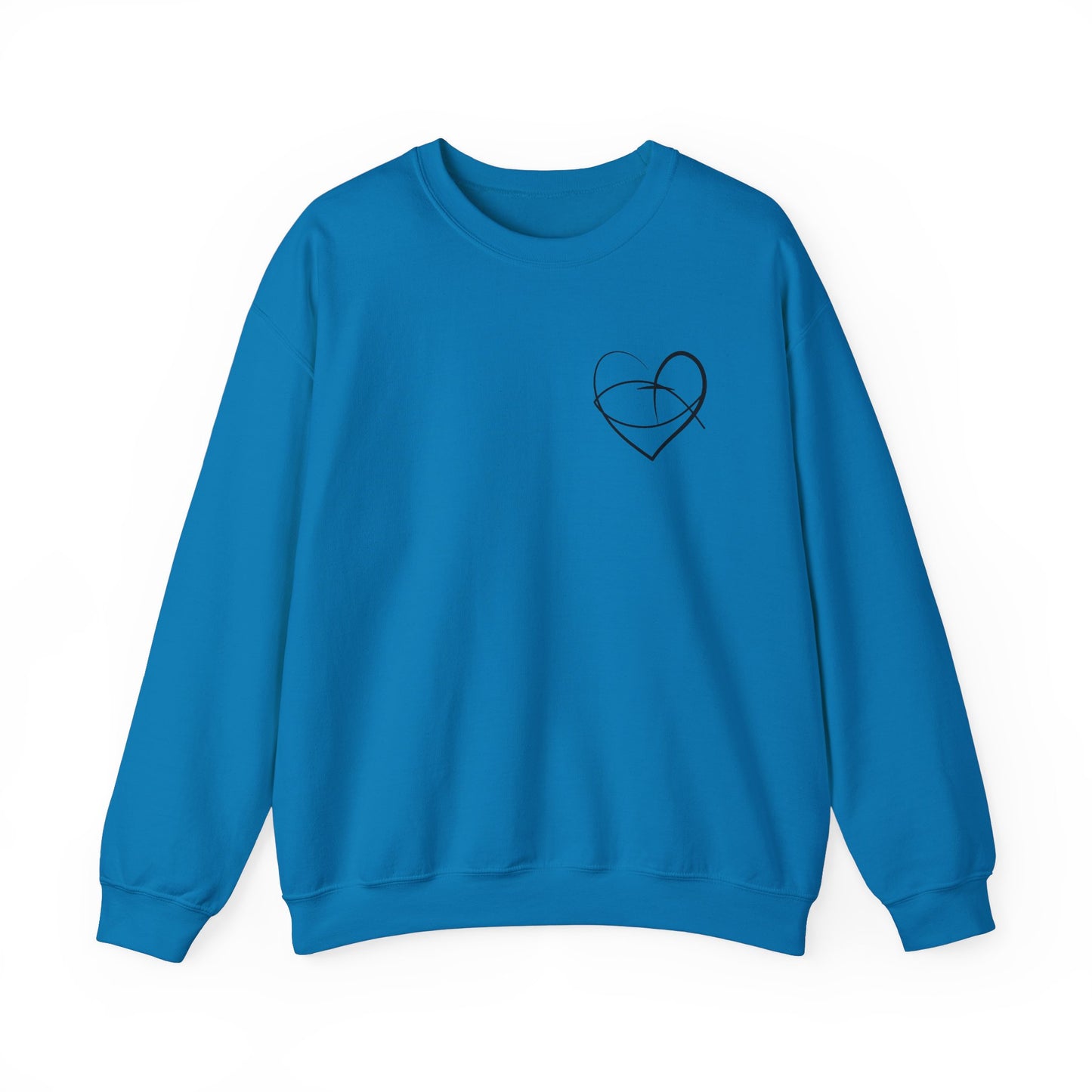 Christian Love Sweatshirt - Jesus Loves You Crewneck