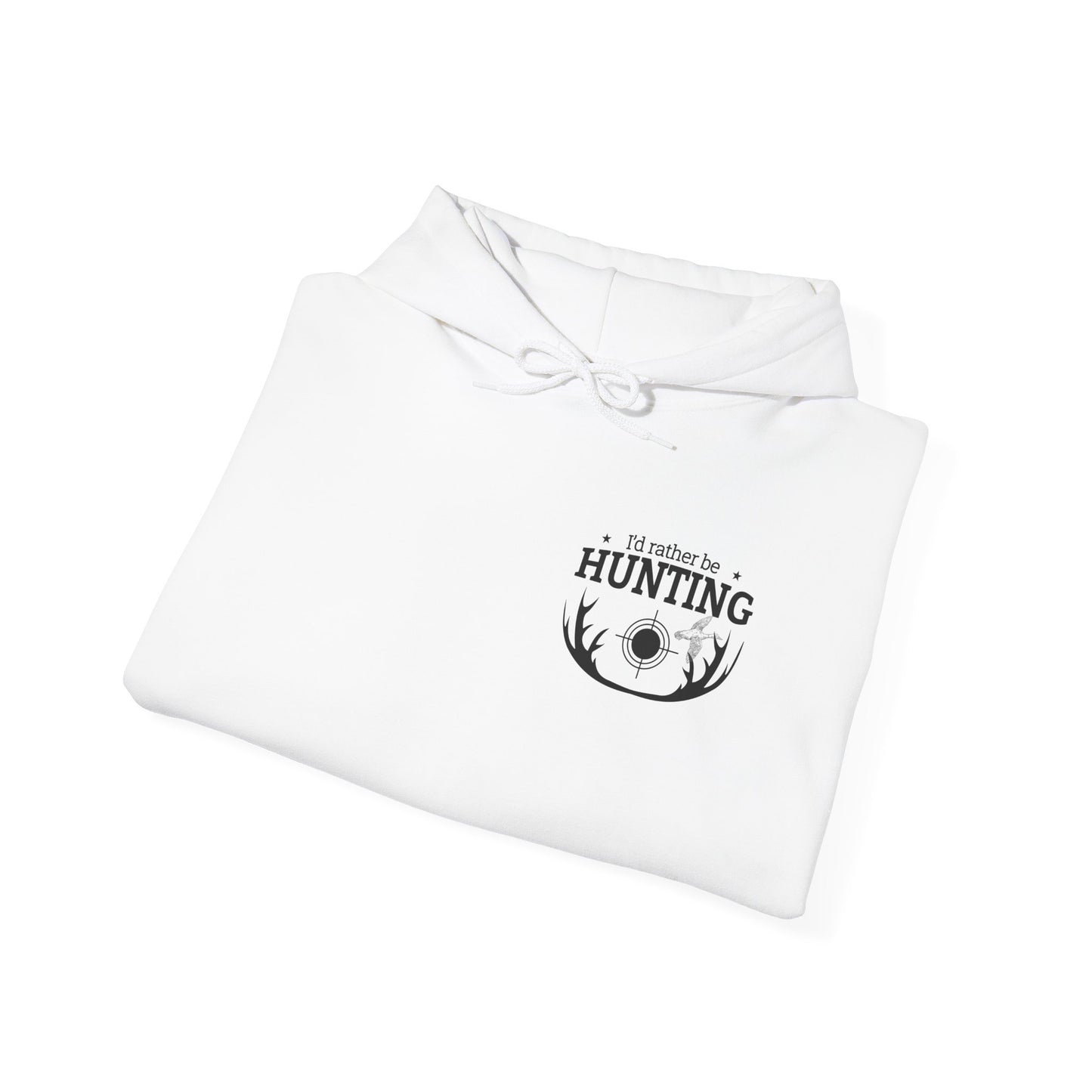 I'd Rather Be Hunting Unisex Heavy Blend Hoodie - Comfortable Outdoor Apparel