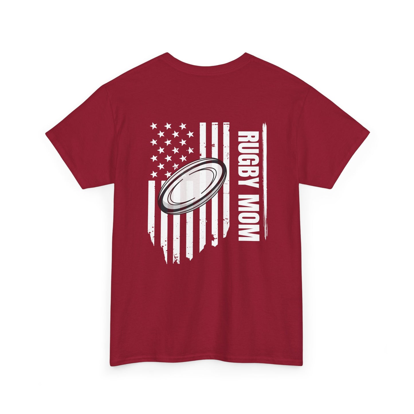 RUGBY mom America - Stylish Football Graphic Tee for Game Day Enthusiasts