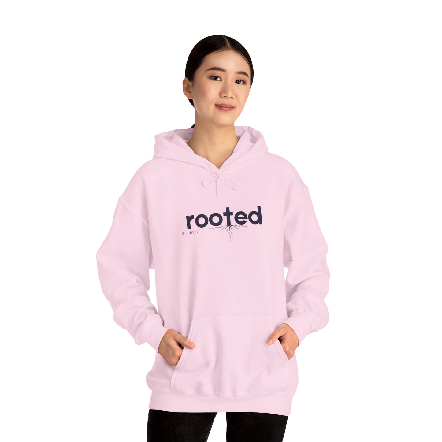 Rooted in Christ - Unisex Heavy Blend™ Hooded Sweatshirt - Cozy and Stylish