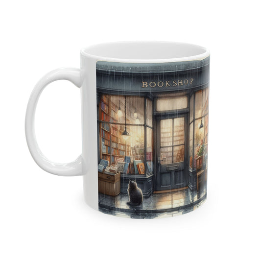 Cozy Reading Nook Ceramic Mug - 11oz & 15oz