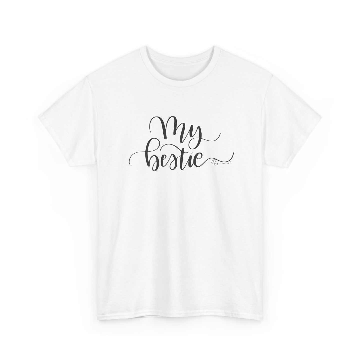 My Bestie Unisex Heavy Cotton Tee - Perfect Gift for Friends!