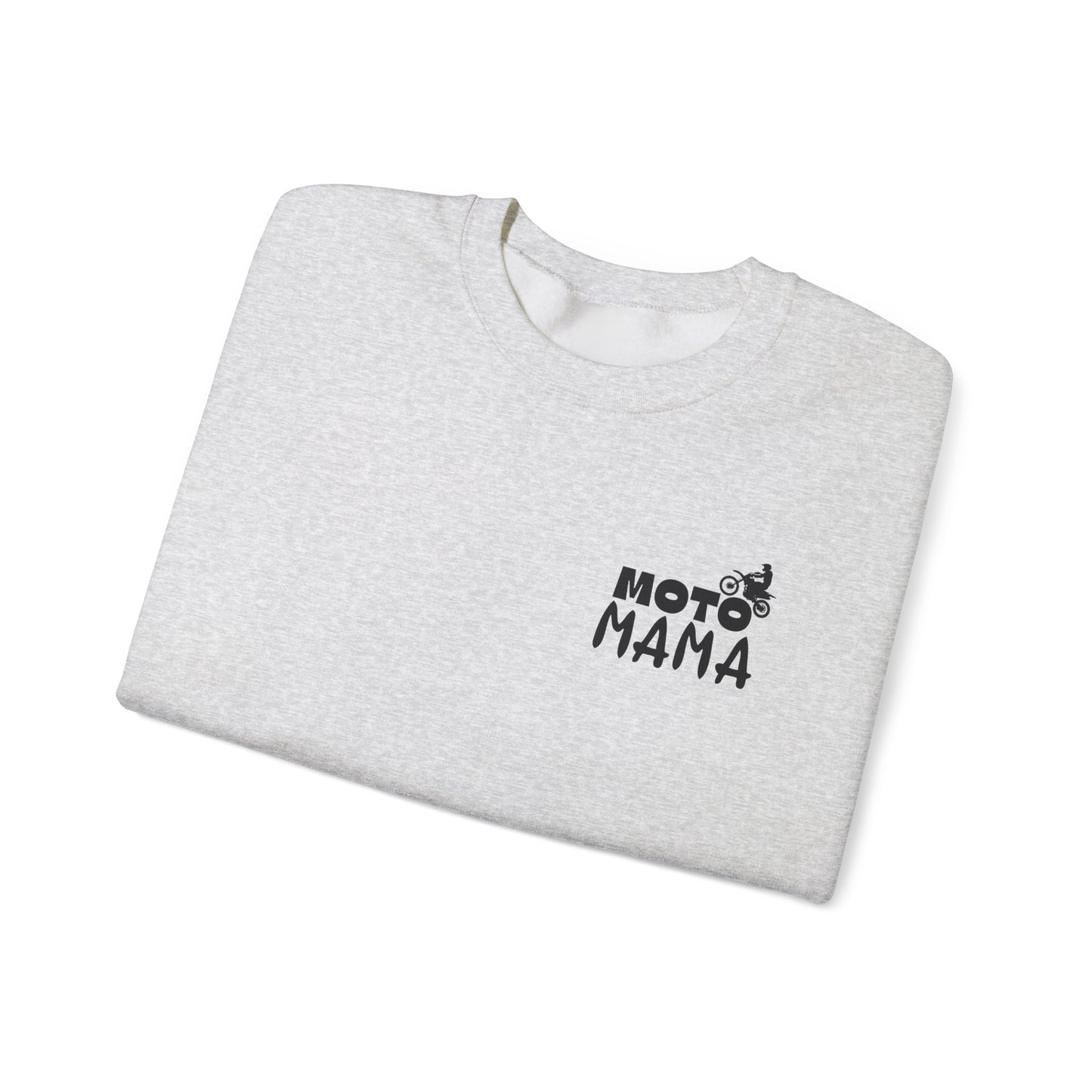 Moto Mama Unisex Heavy Blend™ Crewneck Sweatshirt - Perfect Gift for Motorcycle Moms