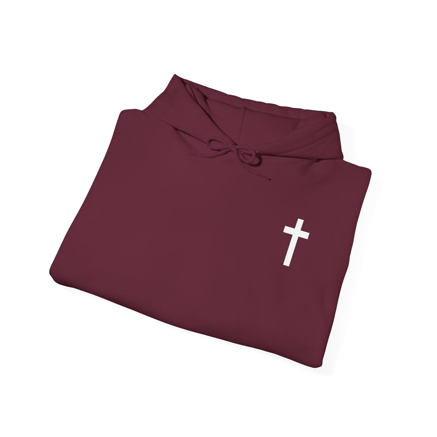 Faith Cross Unisex Heavy Blend™ Hooded Sweatshirt - Comfortable & Stylish for All Occasions