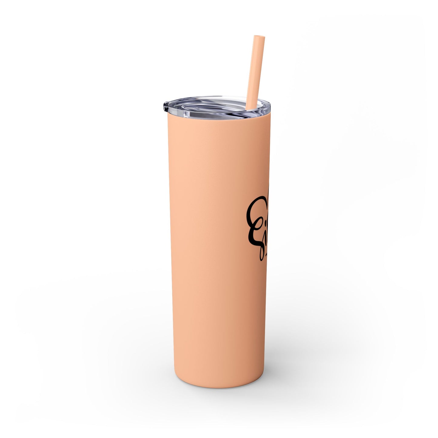 Sister Love Skinny Tumbler with Straw - 20oz Travel Mug