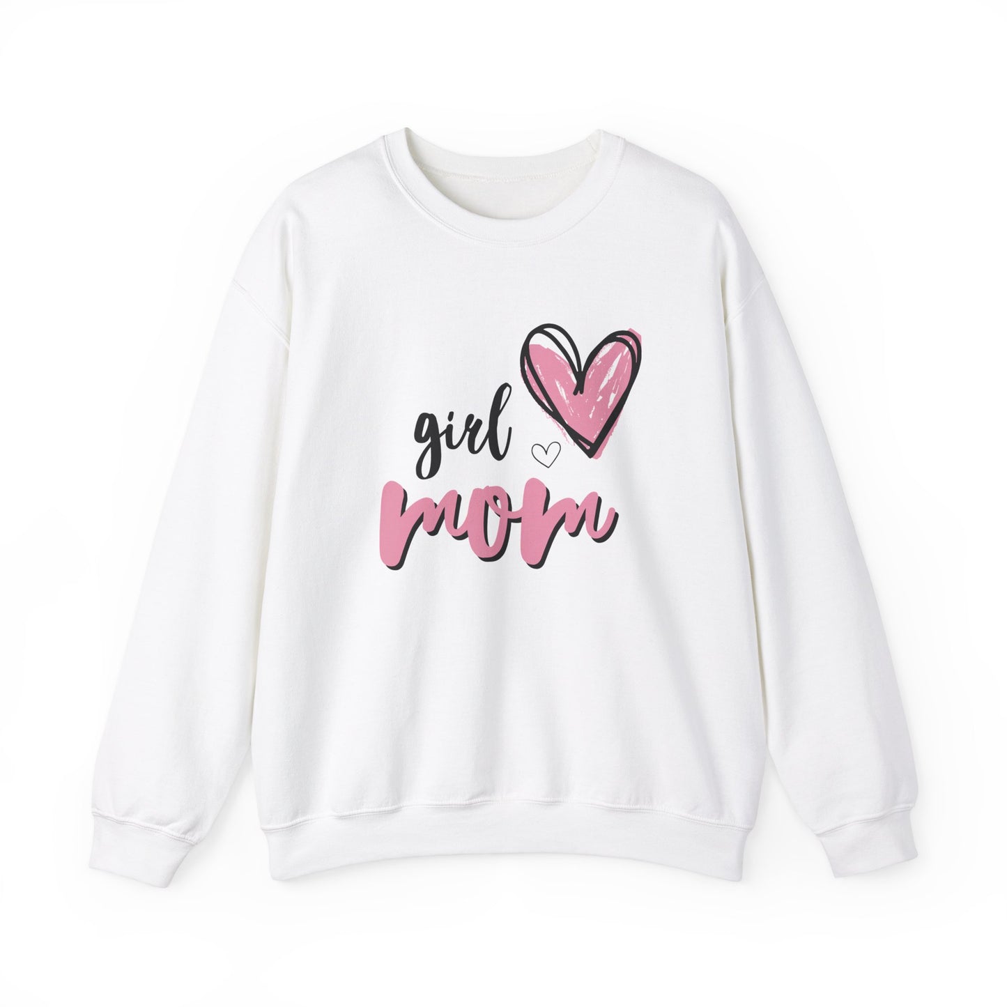 Girl Mom Crewneck Sweatshirt - Perfect Gift for Mother's Day