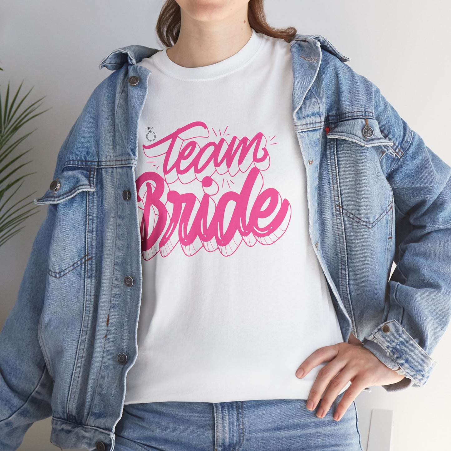 Team Bride Unisex Heavy Cotton Tee - Perfect for Bachelorette Parties!