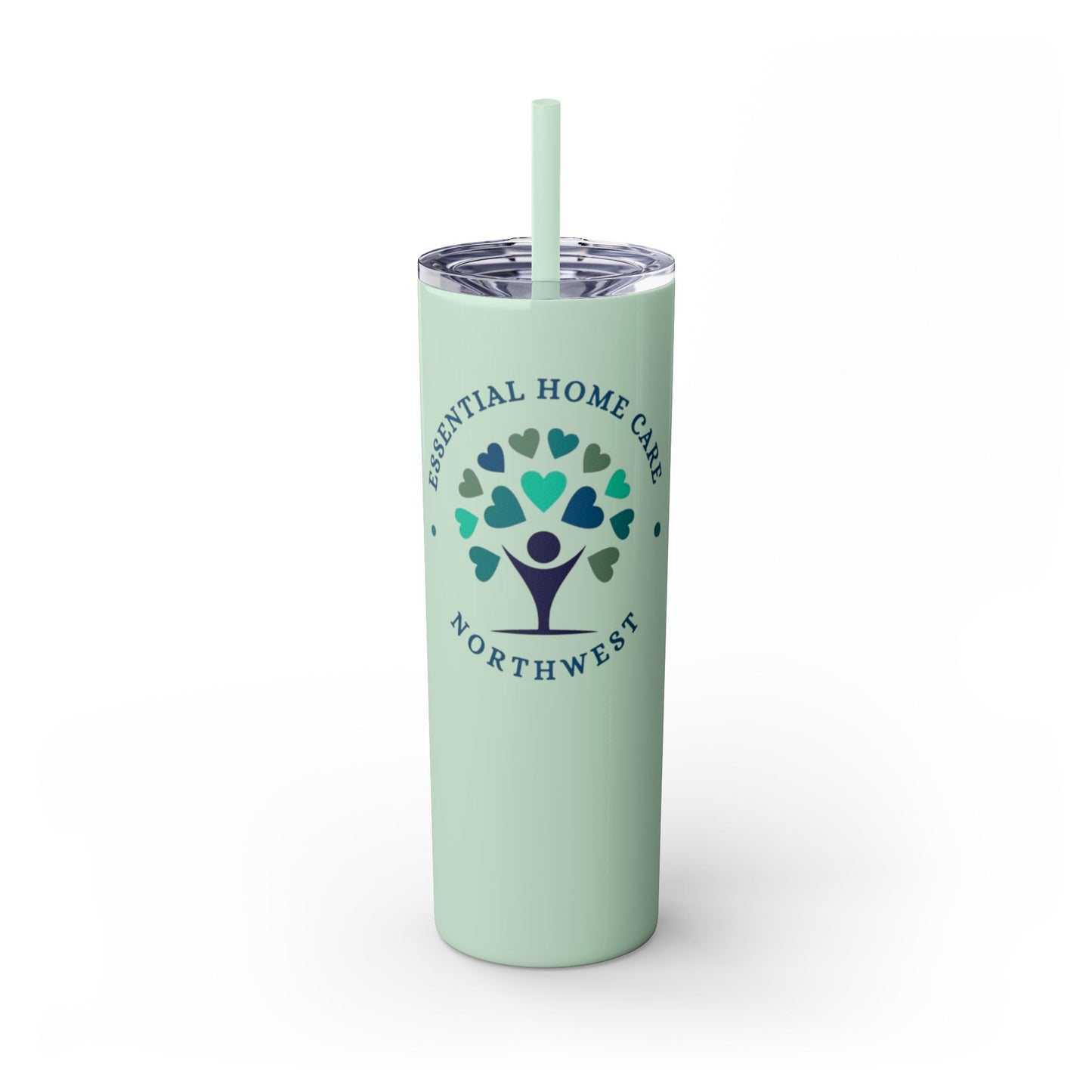 * Custom * Essential Home Care 20oz Skinny Tumbler with Straw