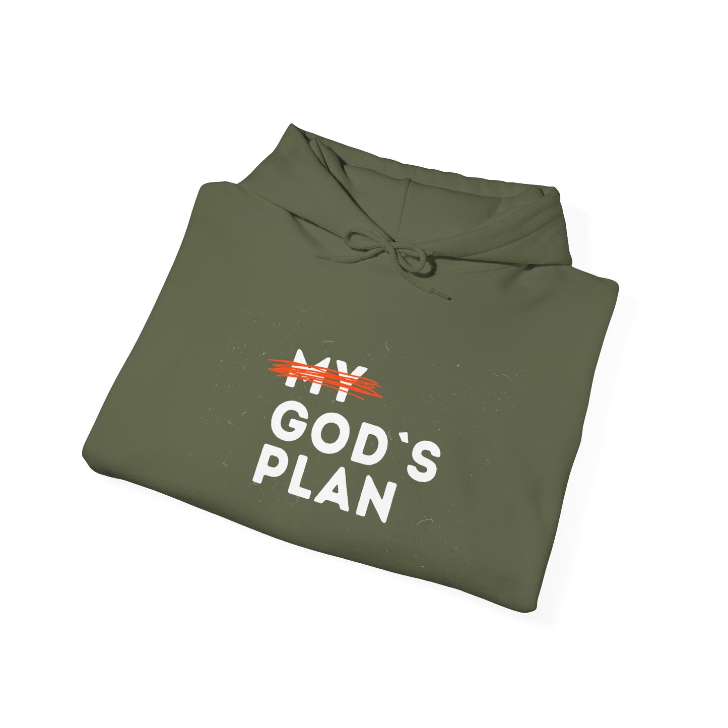 Gods Plan Inspirational Hooded Sweatshirt - "My Plan" Design