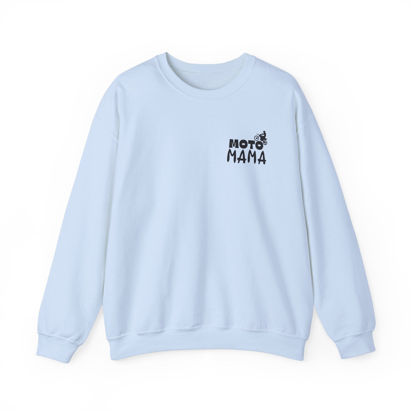 Moto Mama Unisex Heavy Blend™ Crewneck Sweatshirt - Perfect Gift for Motorcycle Moms