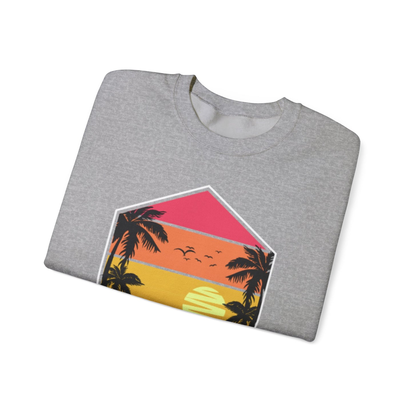 Surfing Hang Loose - Unisex Heavy Blend™ Crewneck Sweatshirt