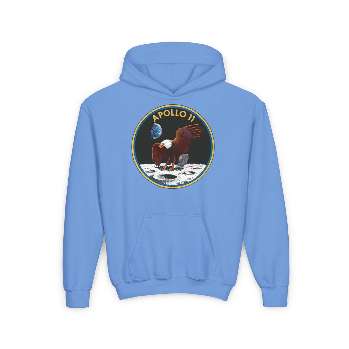 Apollo II Eagle Youth Hoodie - Space Exploration Design