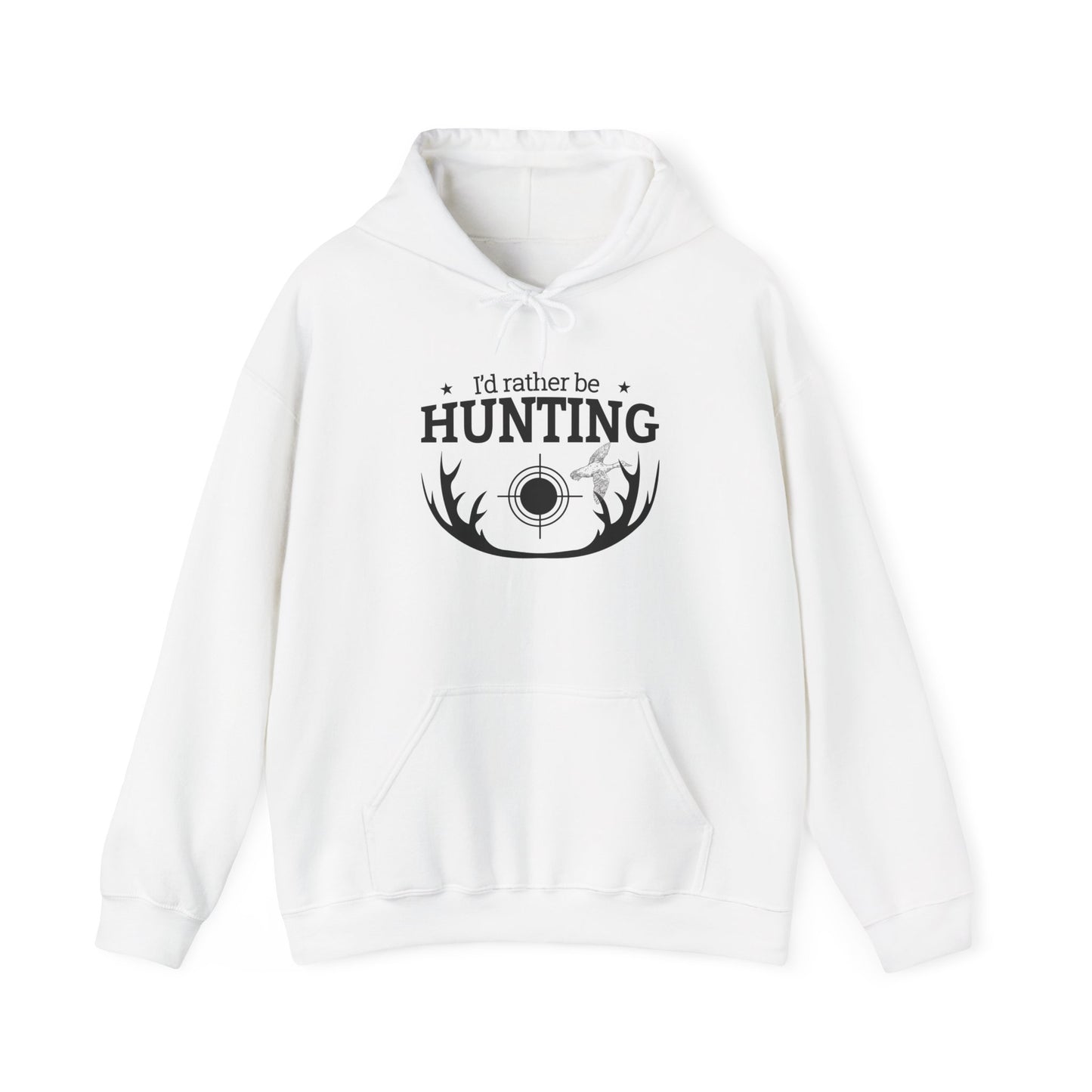 I'd Rather Be Hunting Hoodie - Unisex Heavy Blend Sweatshirt