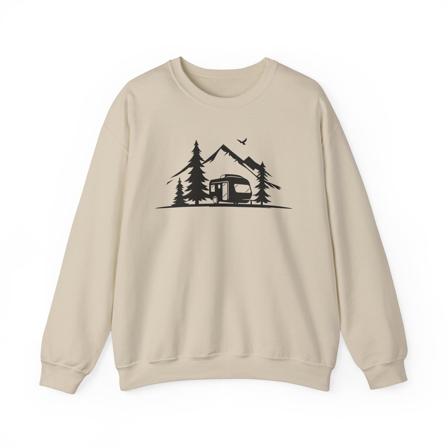 Nature-Inspired Unisex Heavy Blend™ Crewneck Sweatshirt - Perfect for Adventures