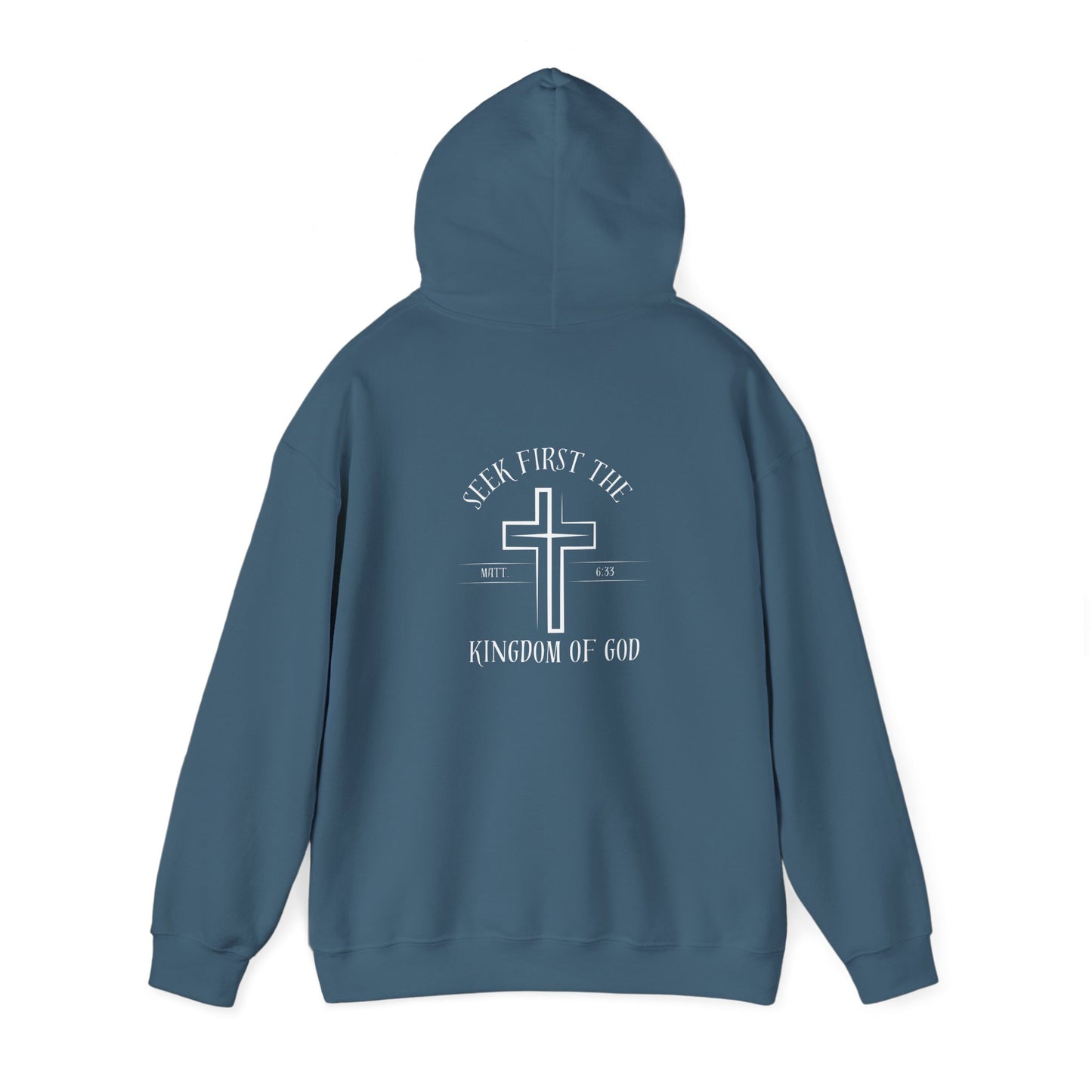 Faith-Inspired Unisex Hoodie - 'Seek First the Kingdom of God'