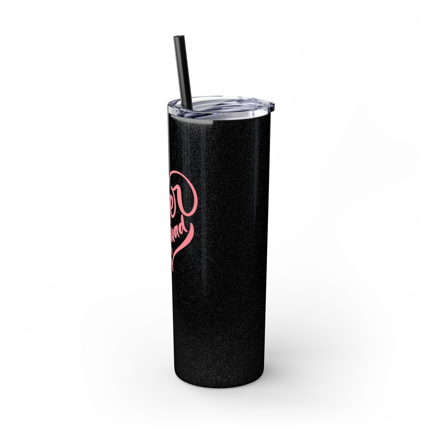 Sister Squad Skinny Tumbler with Straw - 20oz Drinkware for Sisters and Friends