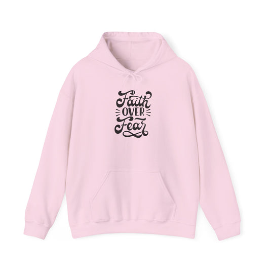 Faith Over Fear Unisex Hoodie – Inspirational Heavy Blend Sweatshirt