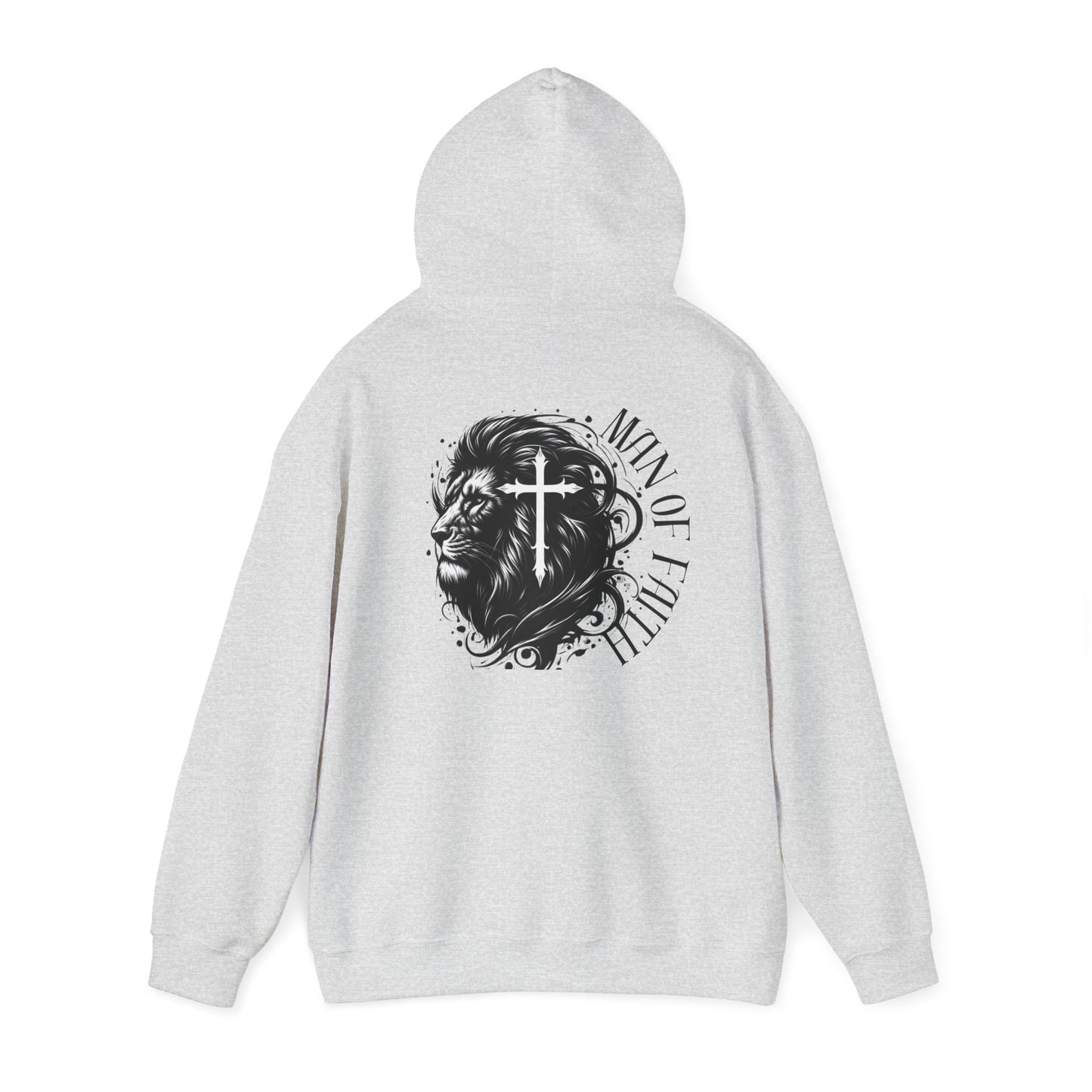 Faith-Inspired Man Of Faith Design Unisex Heavy Blend™ Hoodie
