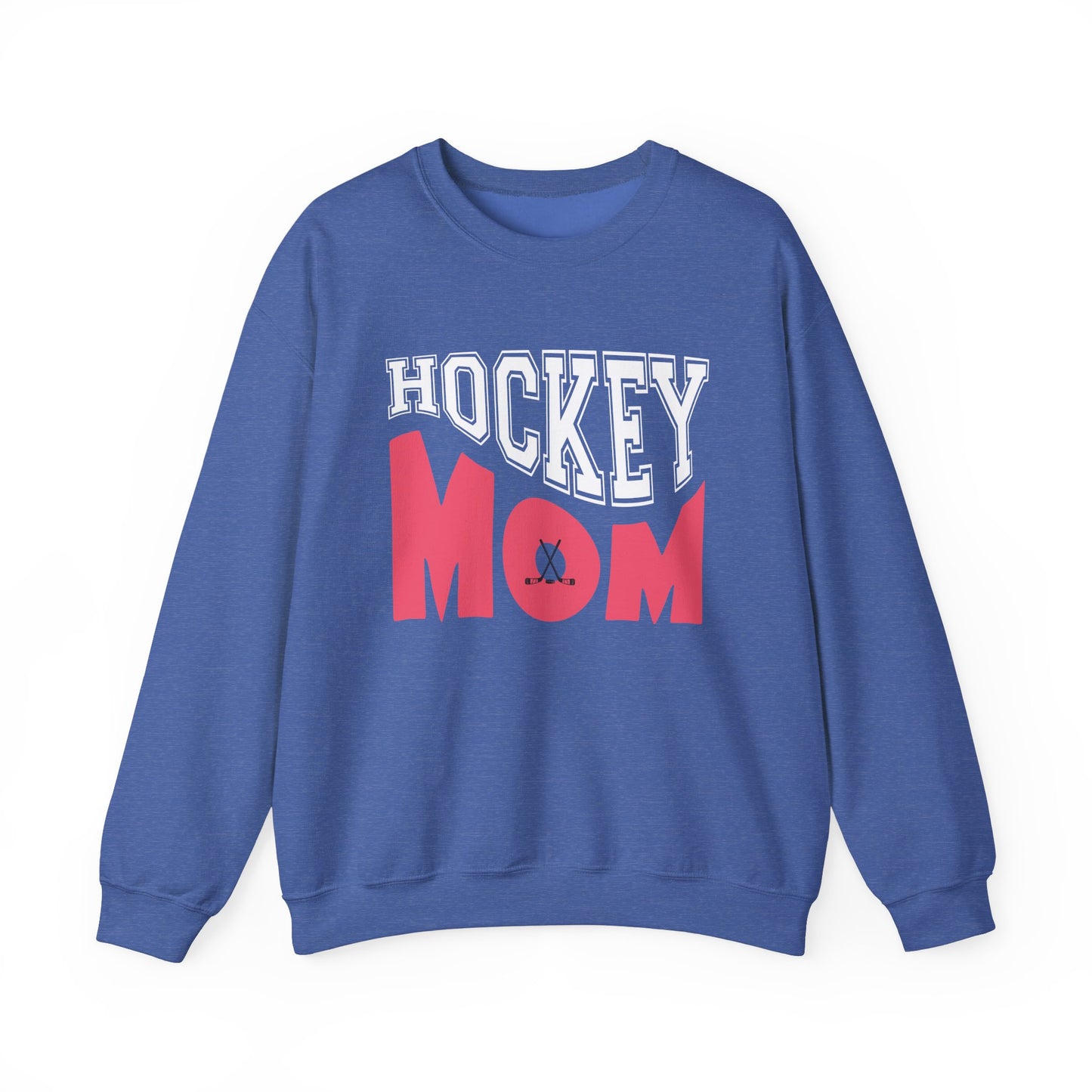 Hockey Mom Unisex Heavy Blend Crewneck Sweatshirt - Perfect Gift for Sports Enthusiasts