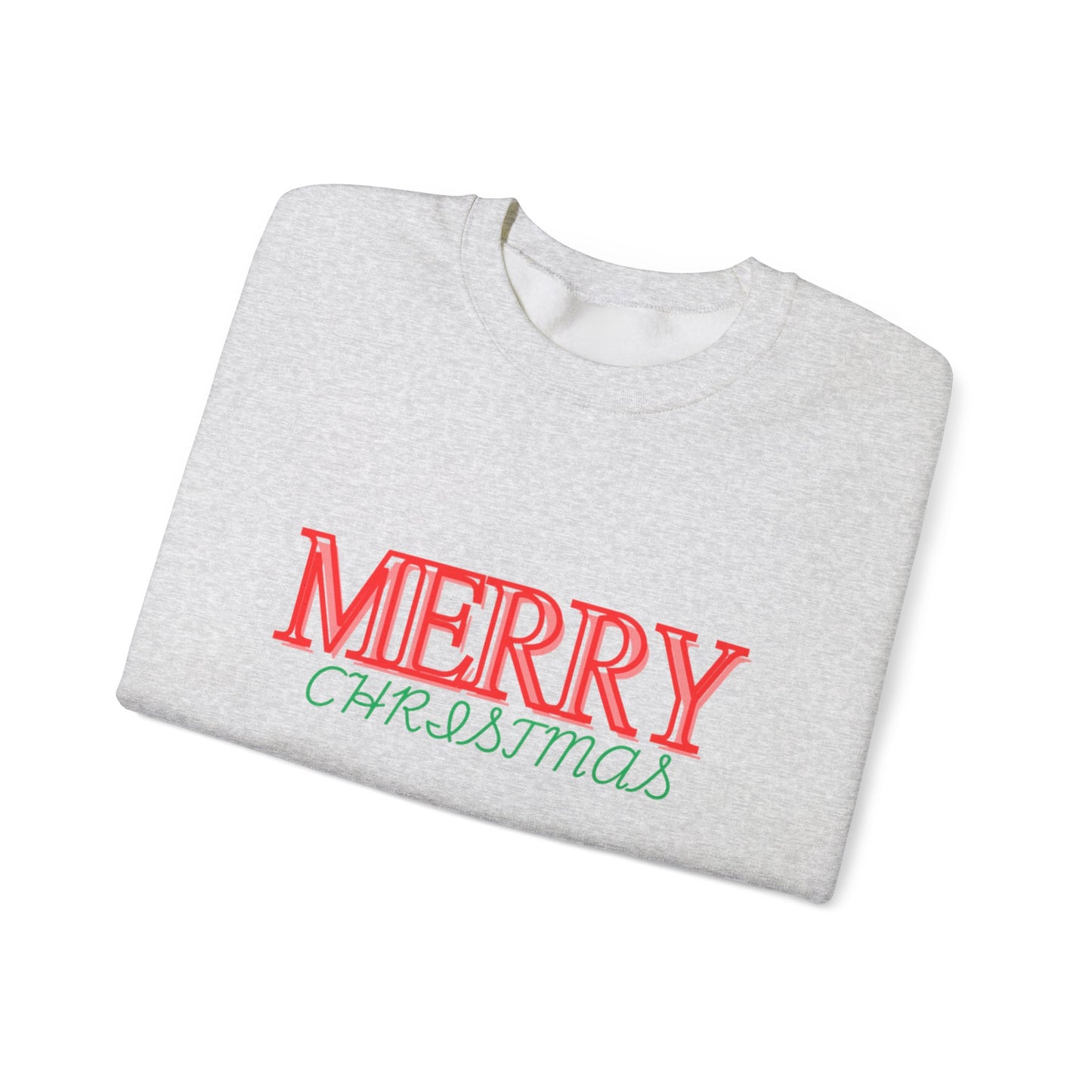 Merry Christmas Sweatshirt - Unisex Heavy Blend™ Crewneck for Festive Comfort