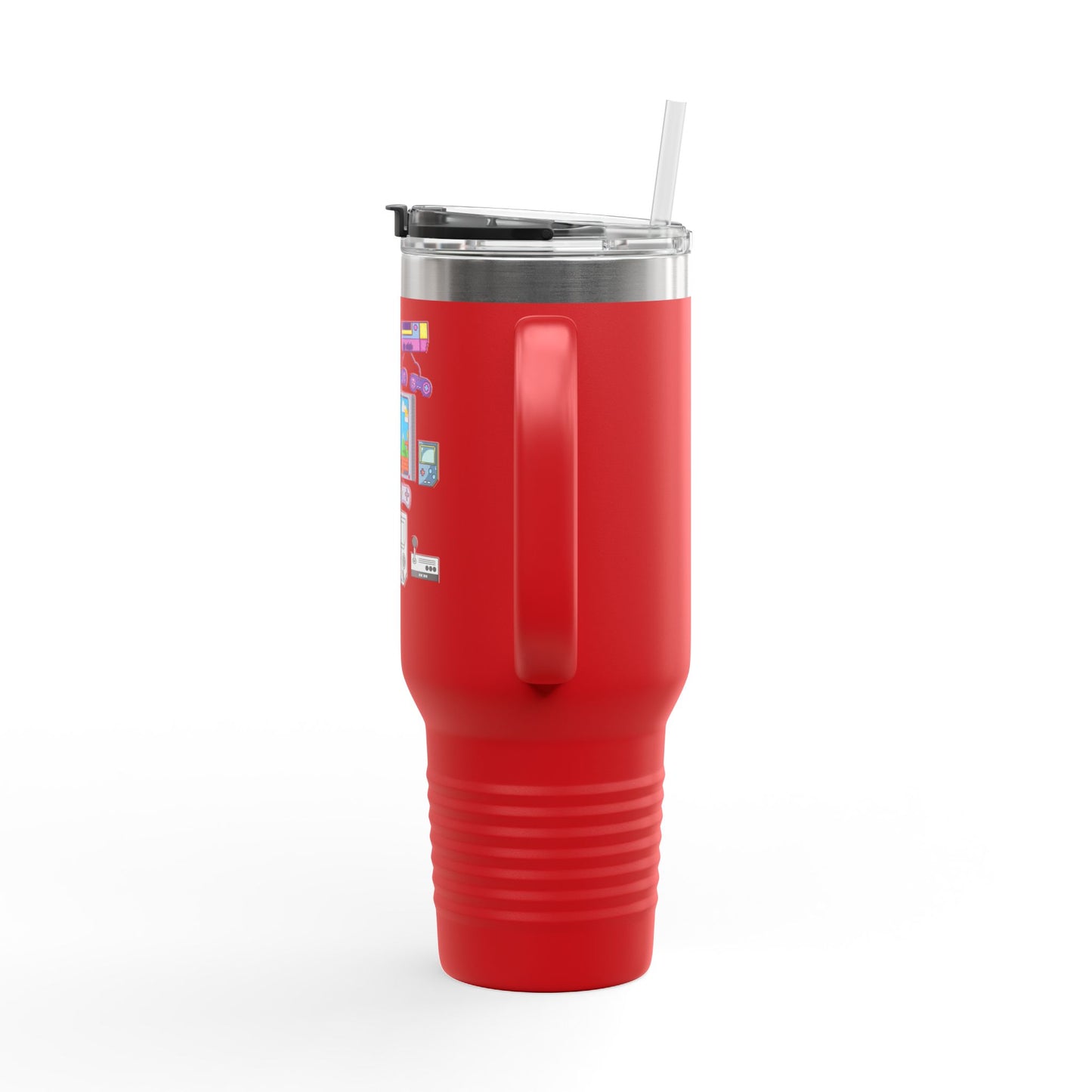 Retro Gamer Insulated Travel Mug - 40oz, Perfect Gift for Gaming Enthusiasts