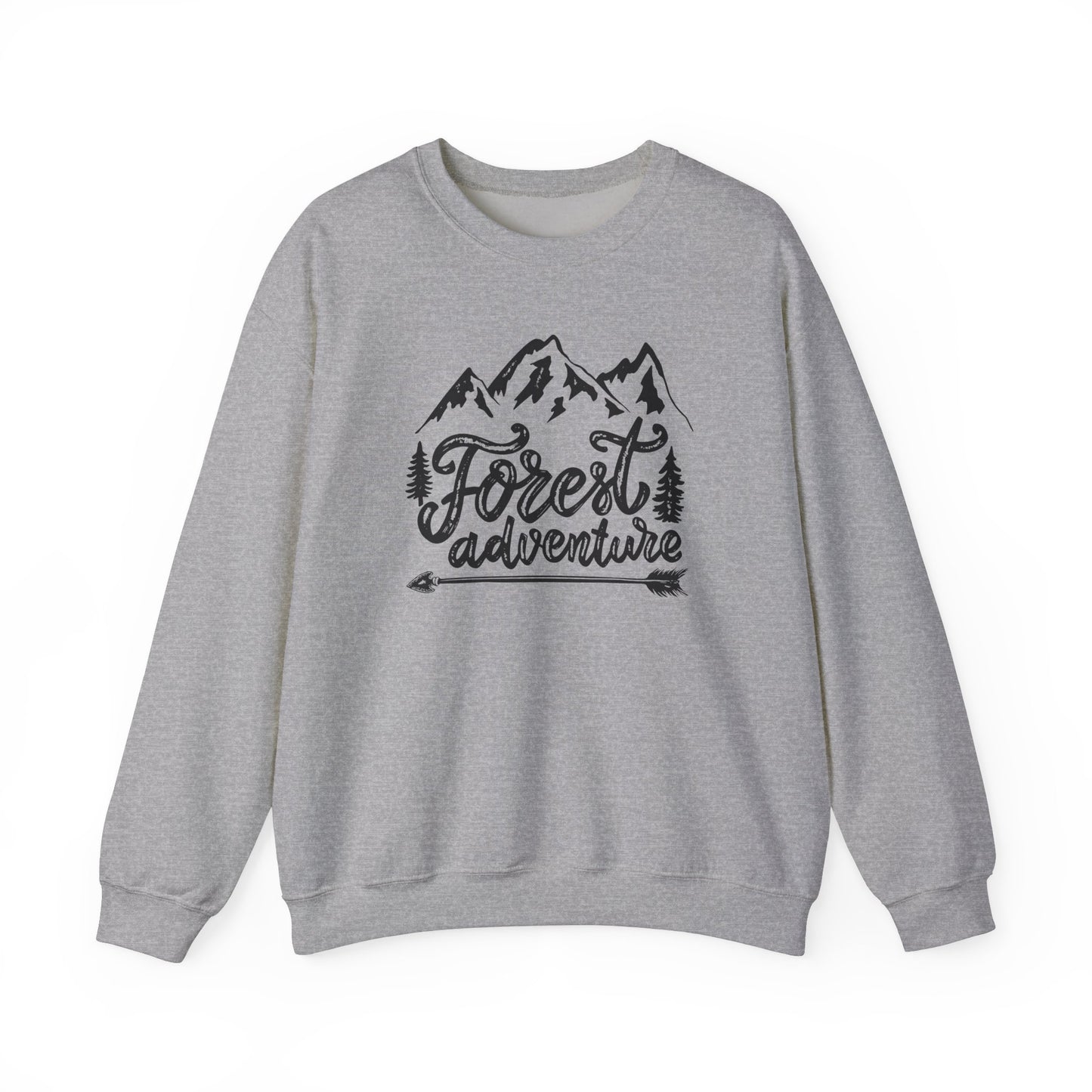 Forest Adventure Unisex Heavy Blend Crewneck Sweatshirt | Perfect for Outdoor Lovers