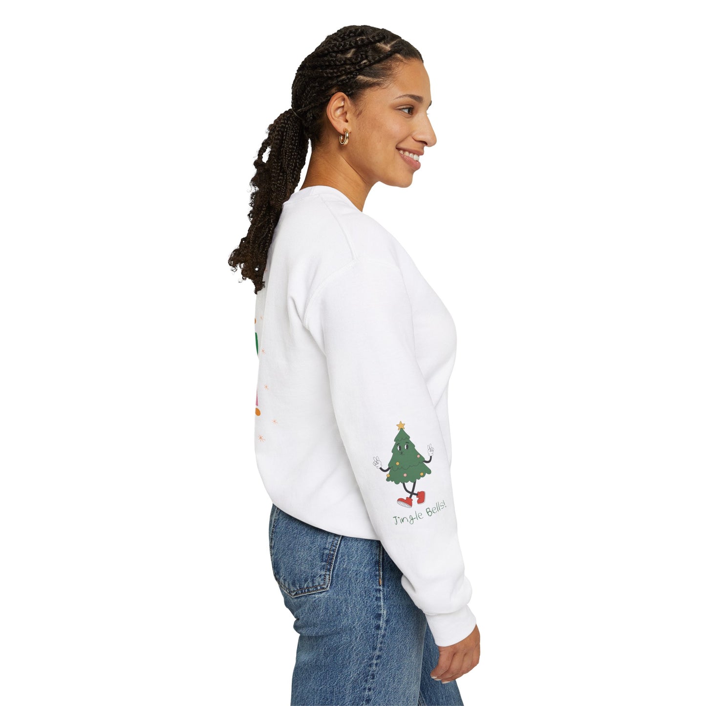 Festive Nice List Crewneck Sweatshirt - Holiday Cheer & Christmas Spirit