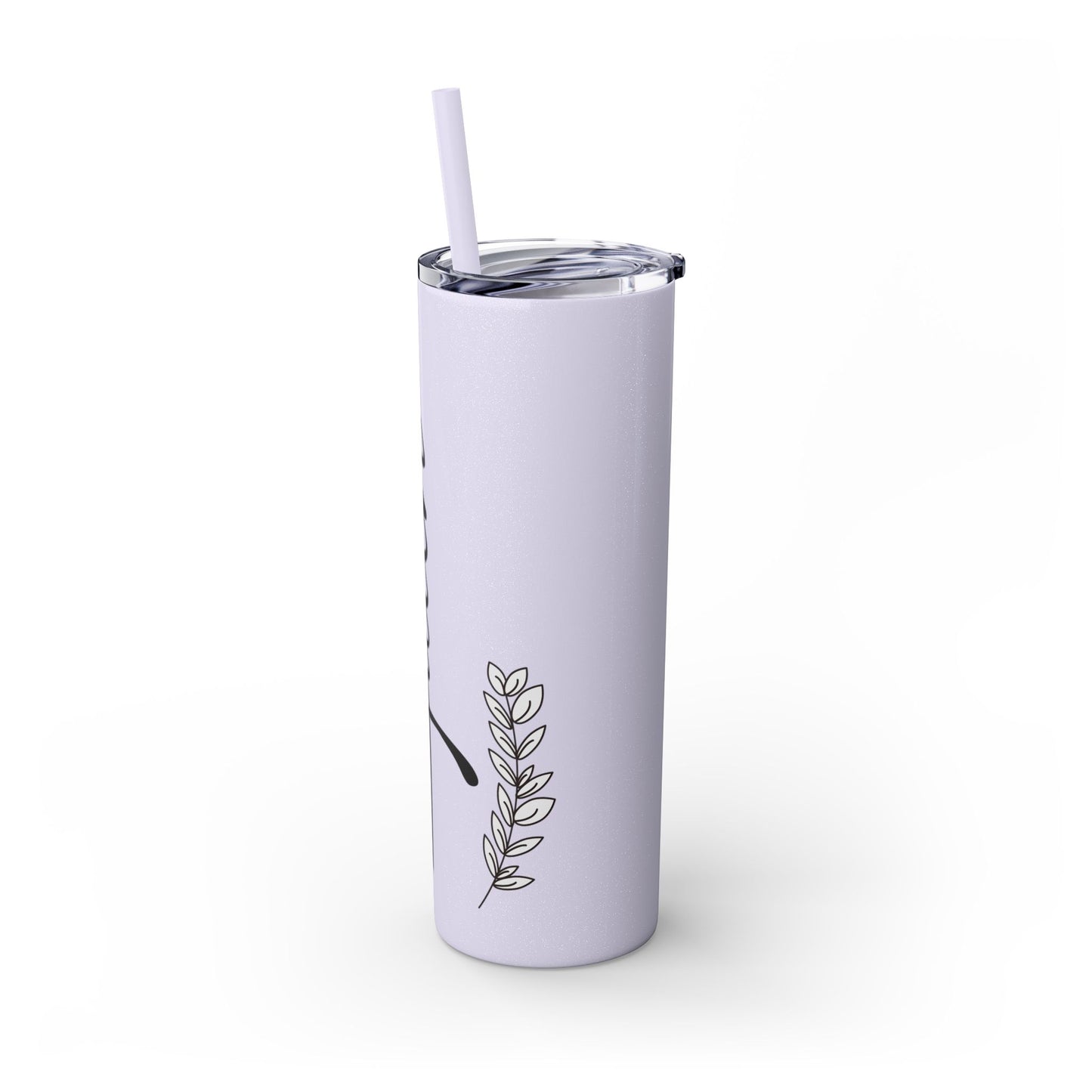 Inspirational Faith Skinny Tumbler with Straw | 20oz Drinkware