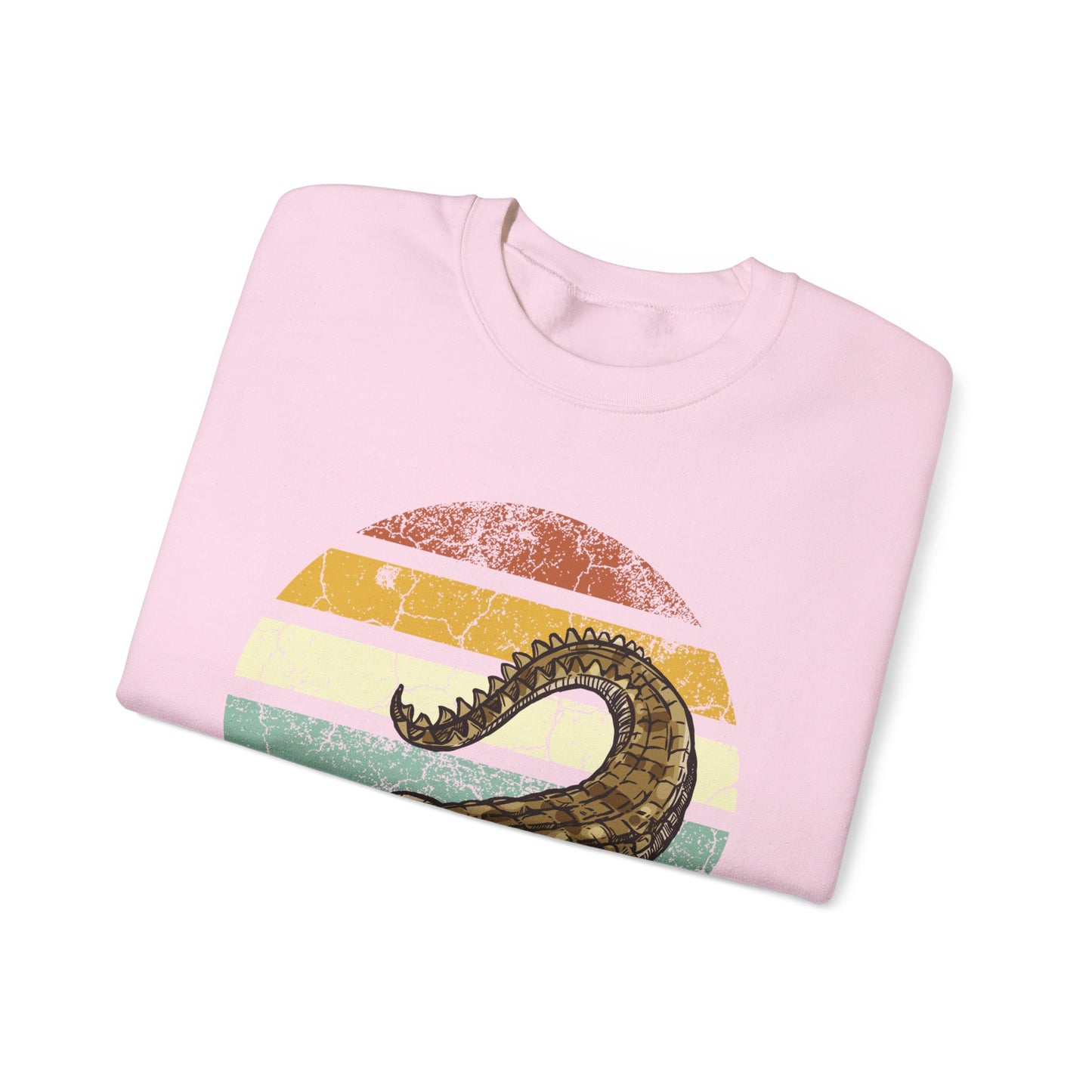 Retro Alligator Graphic Crewneck Sweatshirt