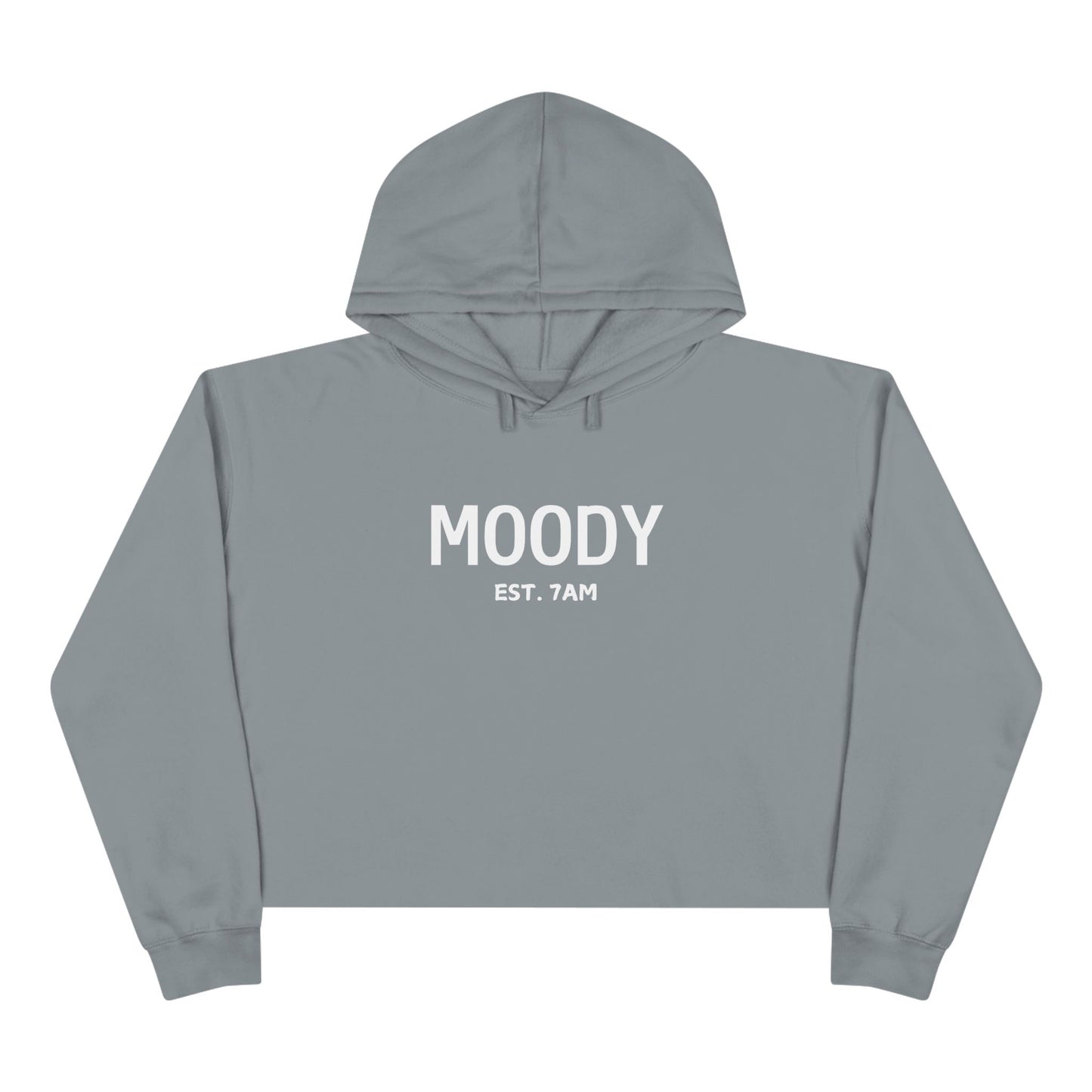 Moody Crop Hoodie - Stylish and Comfy Casual Wear for Every Mood