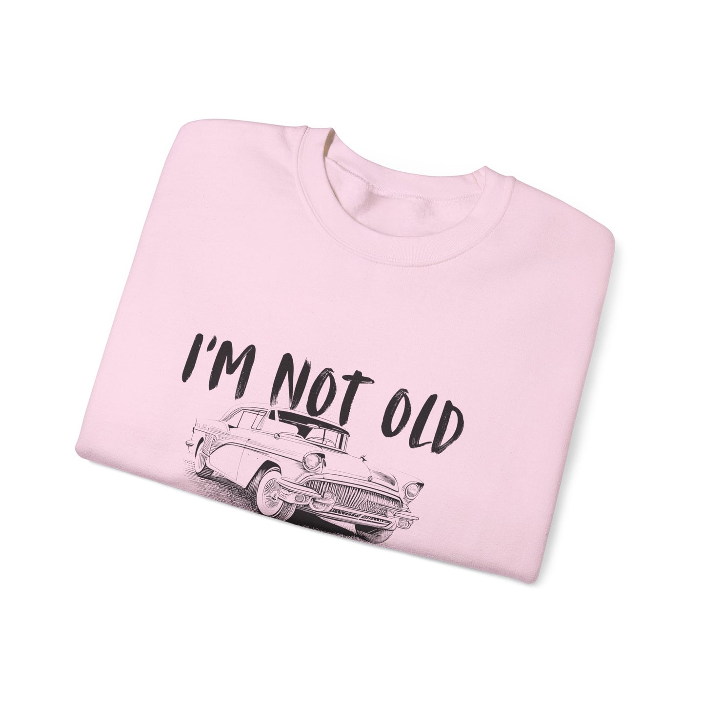 Classic Vibes Unisex Crewneck Sweatshirt - 'I'm Not Old, I'm a Classic'