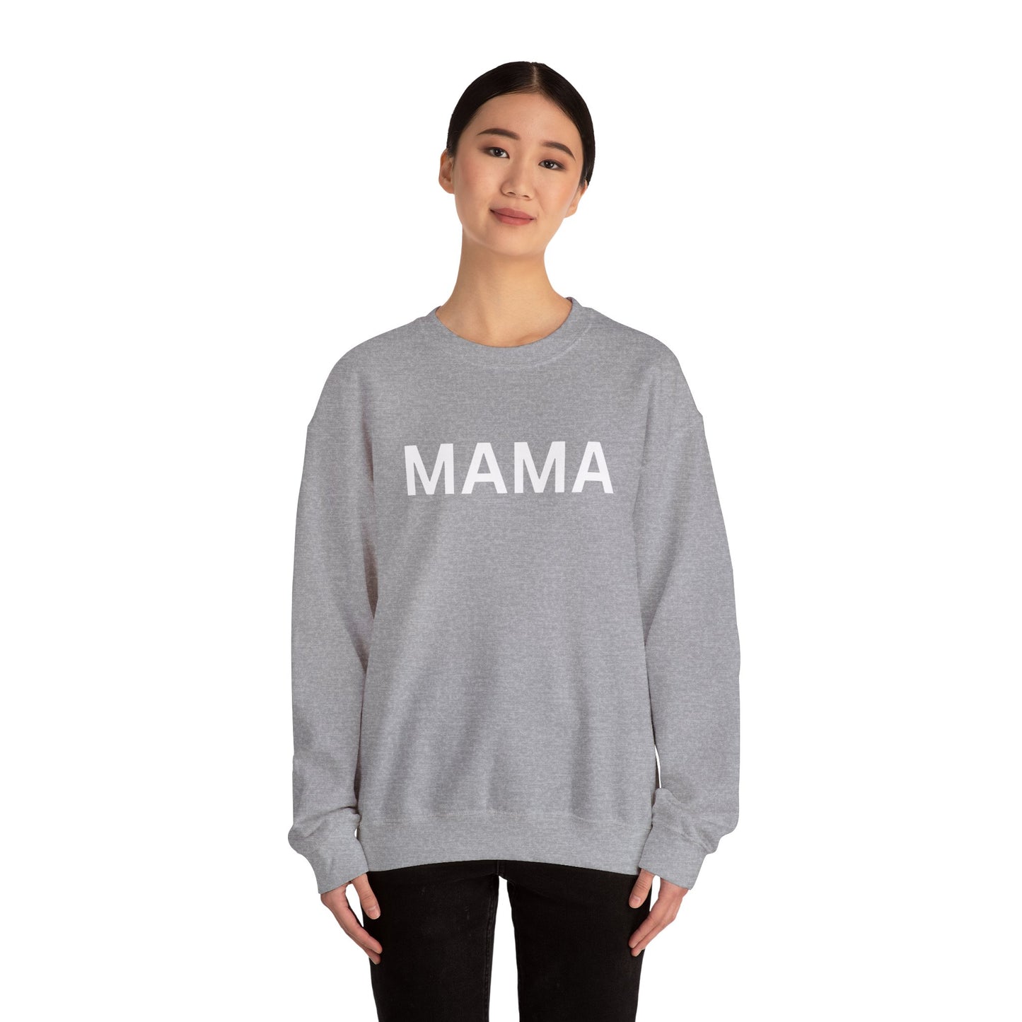 Mama Crewneck Sweatshirt | Cozy Unisex Heavy Blend™ Sweatshirt for Moms