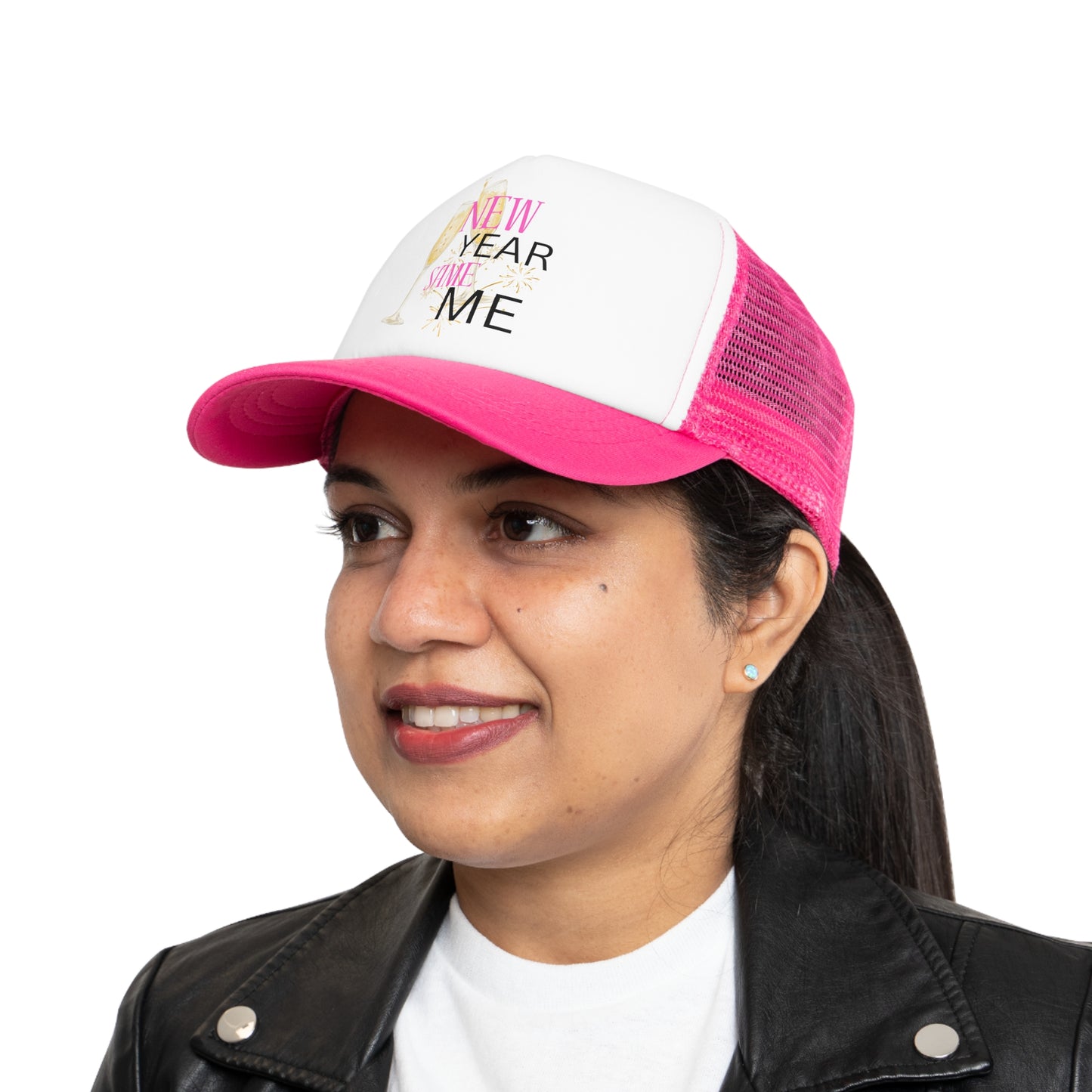 New Year Same Me Celebration Mesh Cap | Fun Party Hat for Festive Events