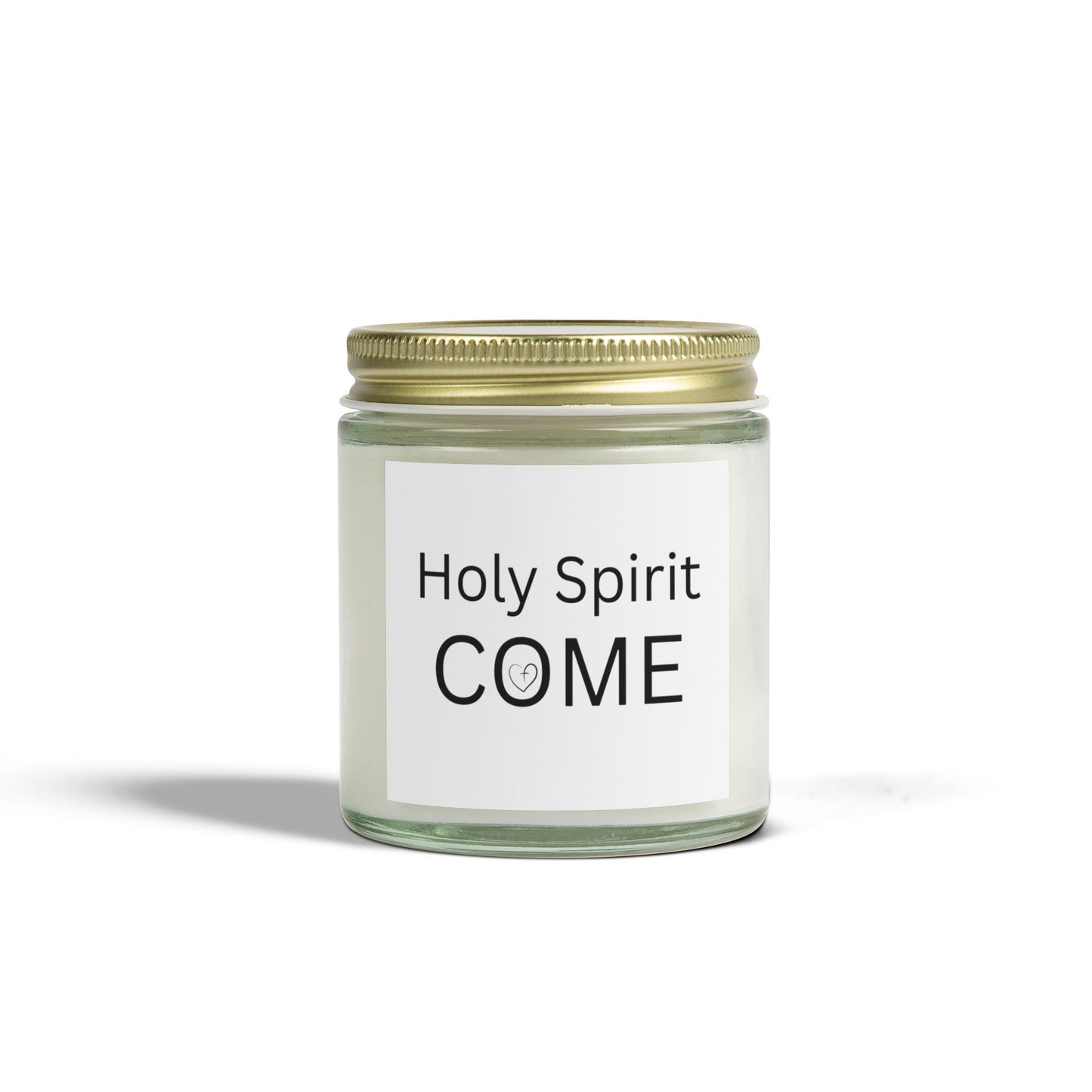 Holy Spirit Scented Candle - Coconut Apricot Wax (4oz & 9oz) - Soothing Aromatherapy for Spiritual Connection