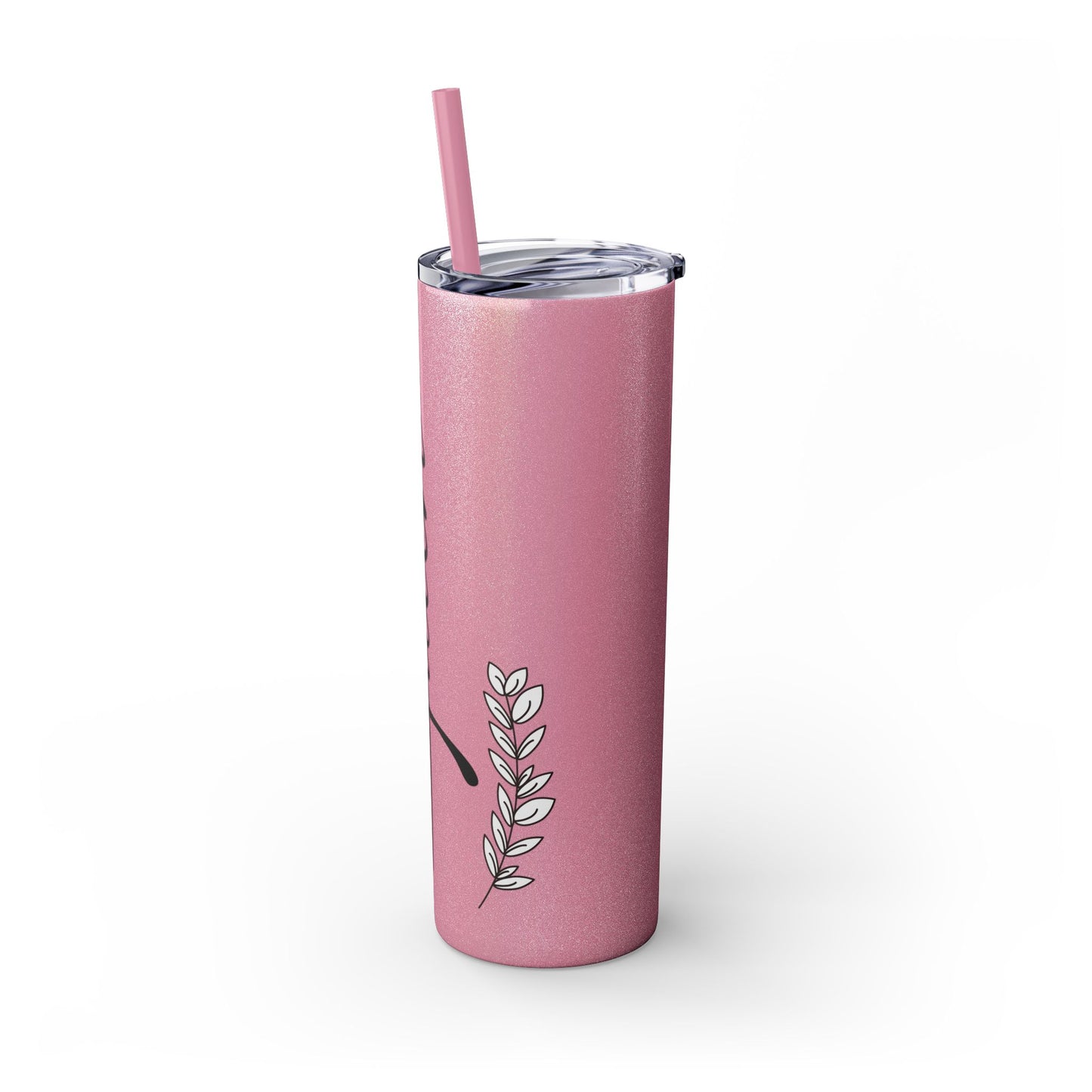 Inspirational Faith Skinny Tumbler with Straw | 20oz Drinkware